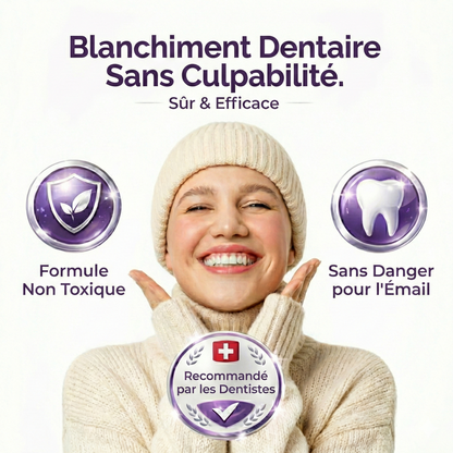 Améthyste Blanche — 14 Bandelettes Blanchissantes Premium