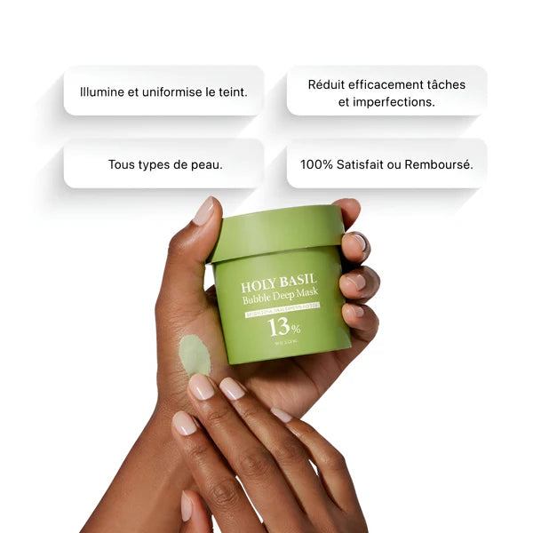HOLY Basil- Obtenez un visage propre et sans imperfections en 7 jours !